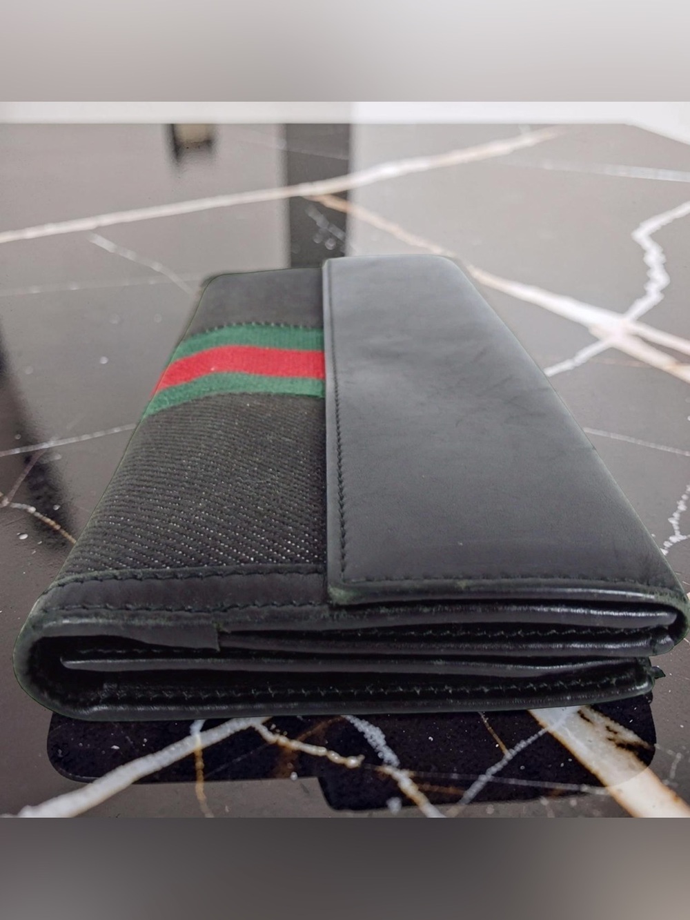 GUCCI Sherry Line Denim Continental Wallet 😍❤️‍🔥 - Picture 13 of 16